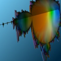 Schnitt durch ein Mandelbrot