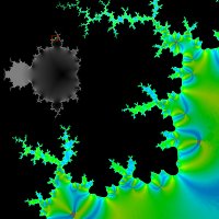 Schnitt
                          durch Apfelmnnchen